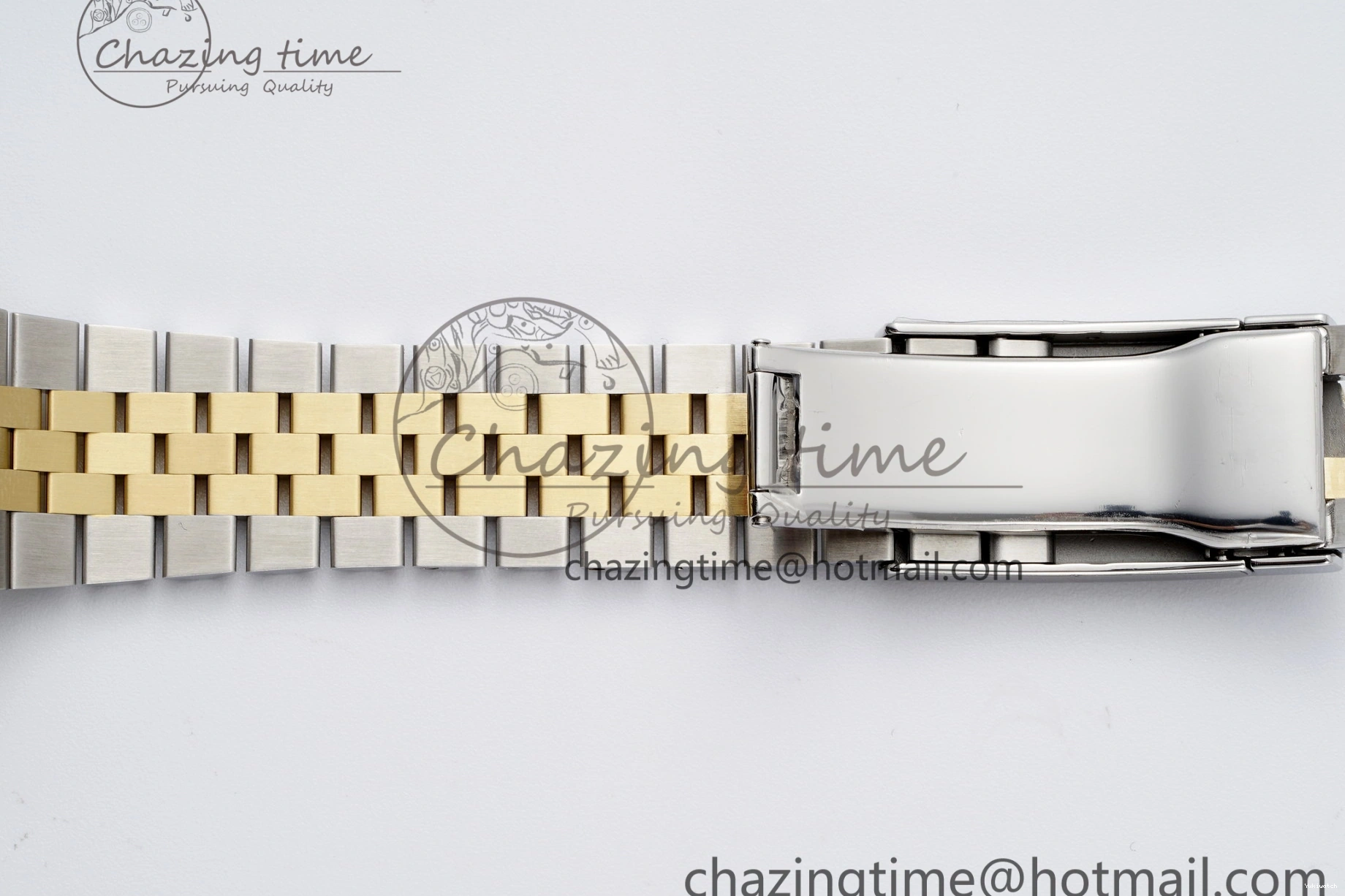 SS Jubilee on SS Best Noob Skydweller Dial White YG Edition A23J Bracelet YG 1230